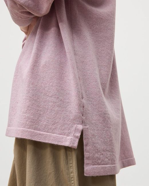 Johnstons Pink Munro Light Cashmere Shirt