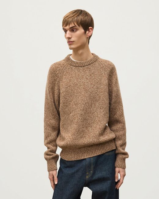 Johnstons Natural Fyfe Cashmere Jumper