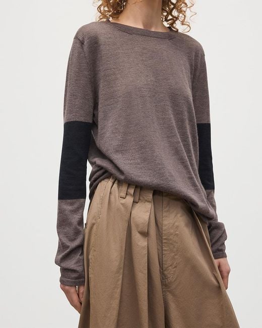 Johnstons Natural Euna & Superfine Cashmere T-Shirt