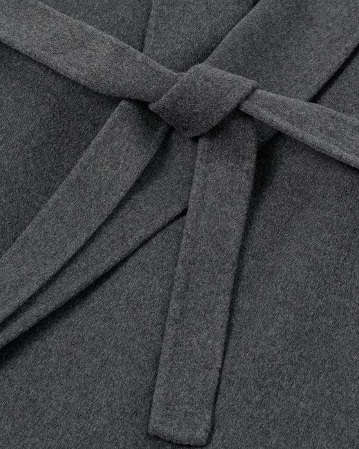 Johnstons White Mid Cashmere Wrap Coat