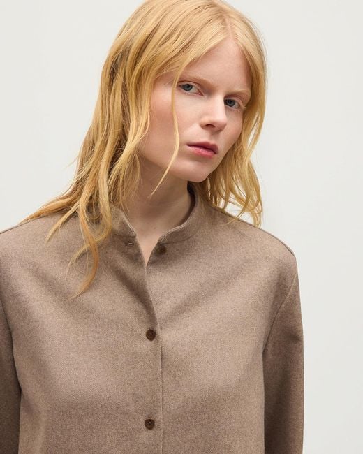 Johnstons Natural Etain Shirt