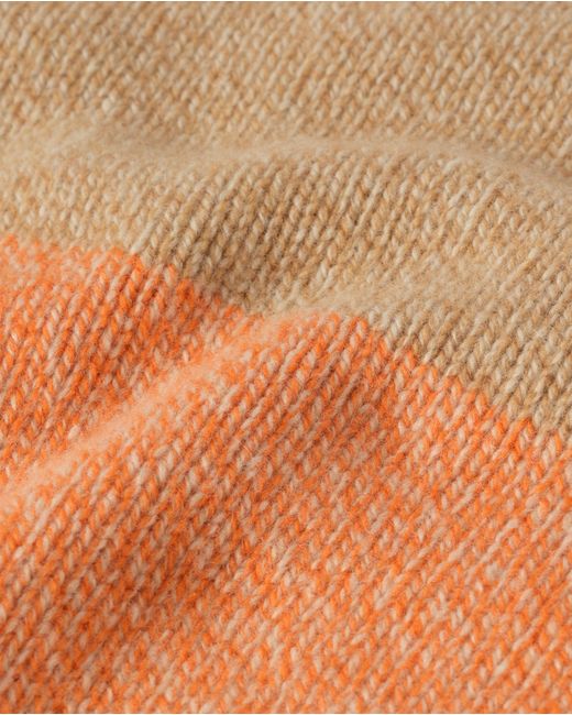 Johnstons Blue Ogilvie Colour Block Lambswool Jumper