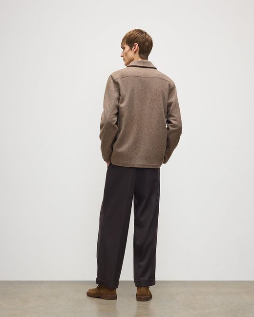 Johnstons White The Weavers Jacket for men