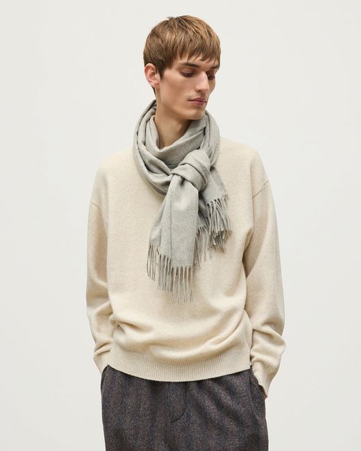 Johnstons Natural Recycled Cashmere Scarf