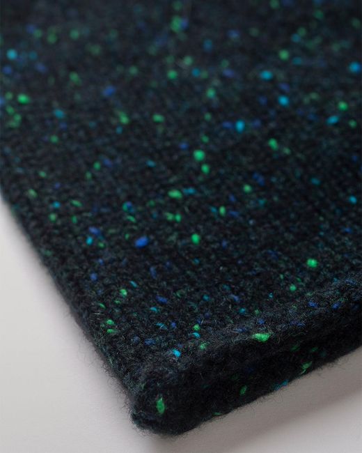 Johnstons Blue Tiree Donegal Cashmere Beanie