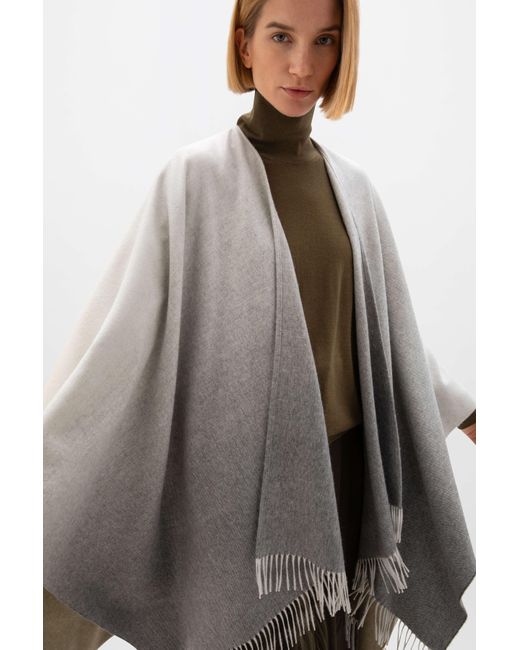 Johnstons Brown Ombré & Cashmere Cape