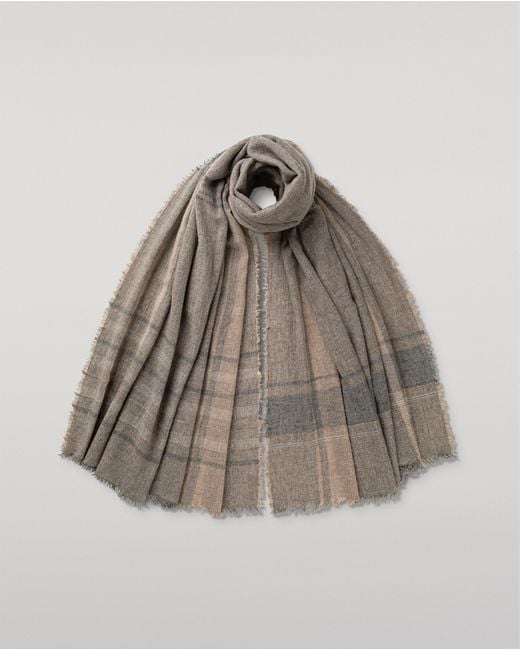 Johnstons Brown Gullane Cashmere Stole