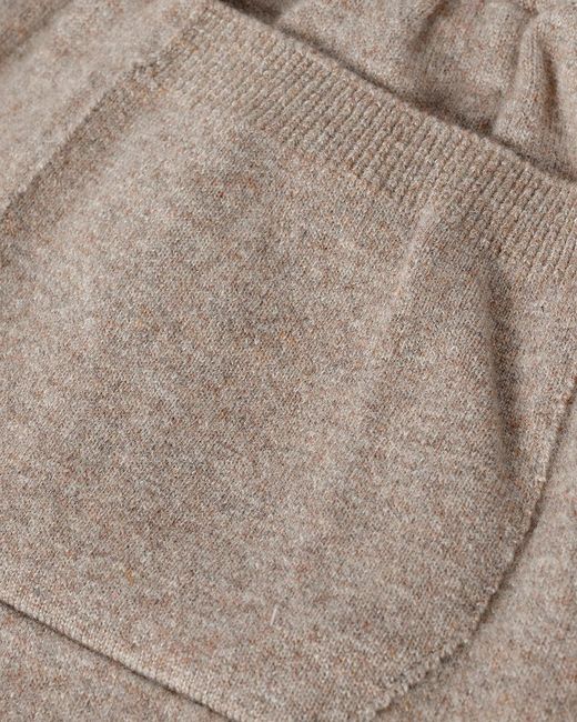 Johnstons Natural Kirk Light Cashmere Sweatpants for men