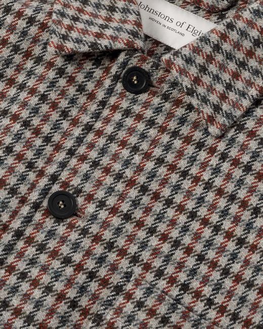 Johnstons Gray The Weavers Jacket for men