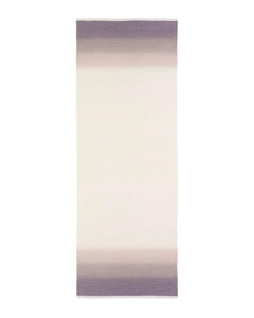 Johnstons Purple Lightweight Ombré Tip Merino Scarf