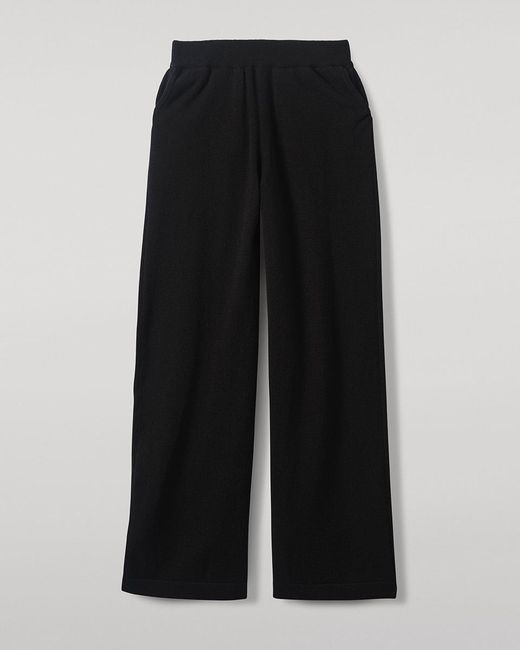 Johnstons Blue Wide Leg Cashmere Trousers