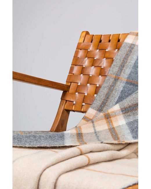 Johnstons Natural Double Face Lambswool Throw