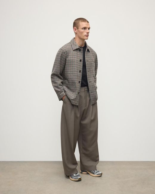Johnstons Gray The Weavers Jacket for men