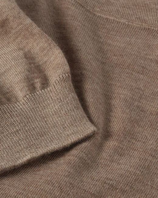 Johnstons Natural Honor Light Superfine Cashmere T-Shirt