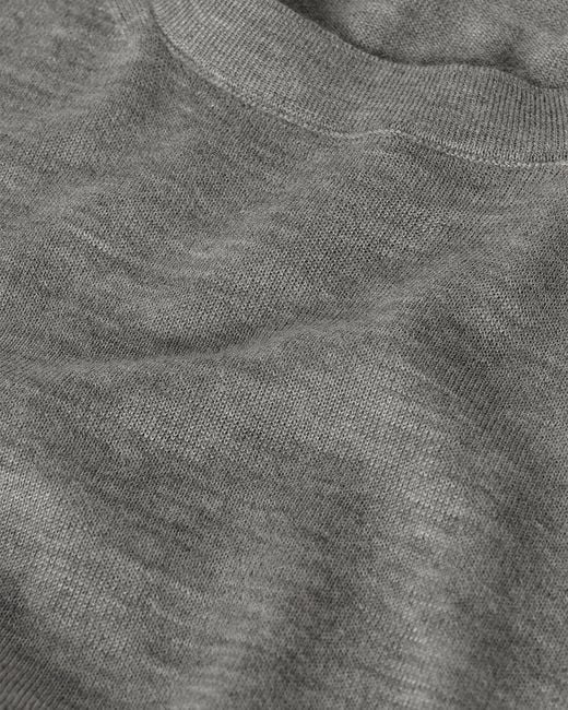 Johnstons White Honor Superfine Cashmere T-Shirt