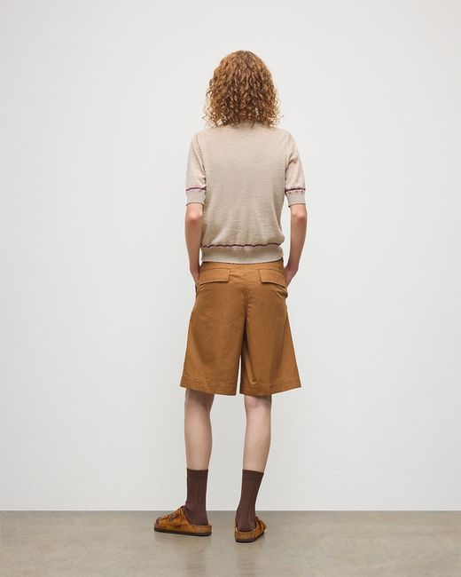 Johnstons White Brae Merino Short Sleeve Cardigan