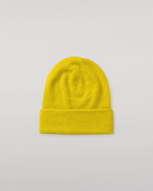 Johnstons Yellow Braemar Cashmere Beanie