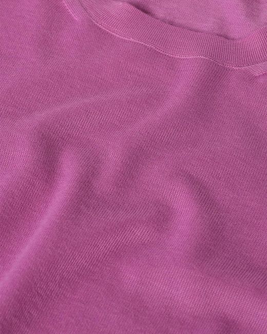 Johnstons Pink Honor Superfine Cashmere T-Shirt