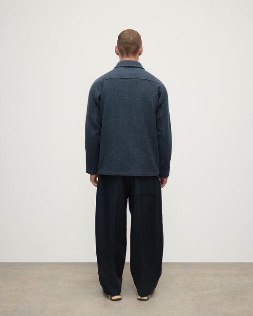 Johnstons Blue The Weavers Jacket for men