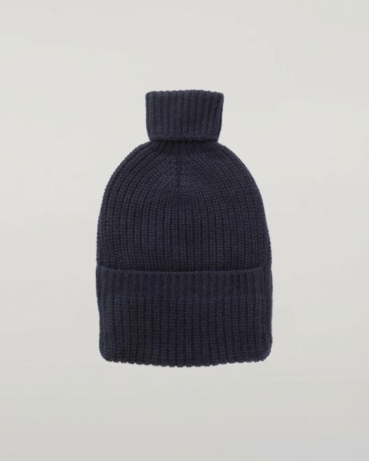 Johnstons Blue Dark Cashmere Hot Water Bottle Cover