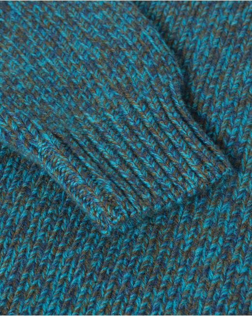 Johnstons Blue Fyfe Cashmere Jumper
