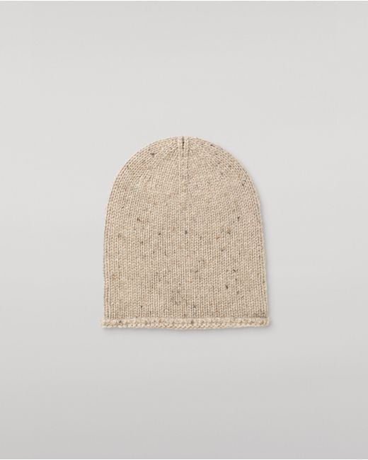 Johnstons Gray Tiree Cashmere Beanie