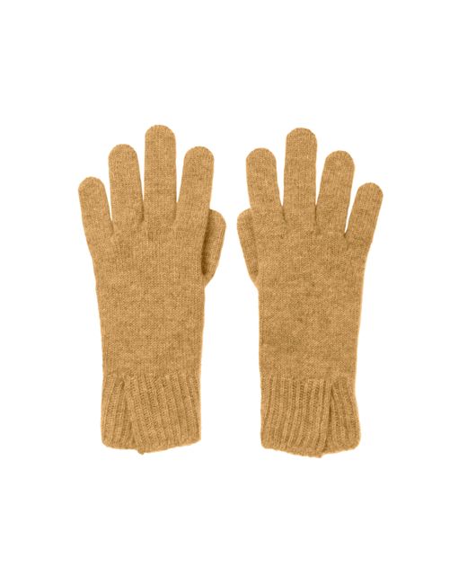 Johnstons White Split Cuff Cashmere Gloves