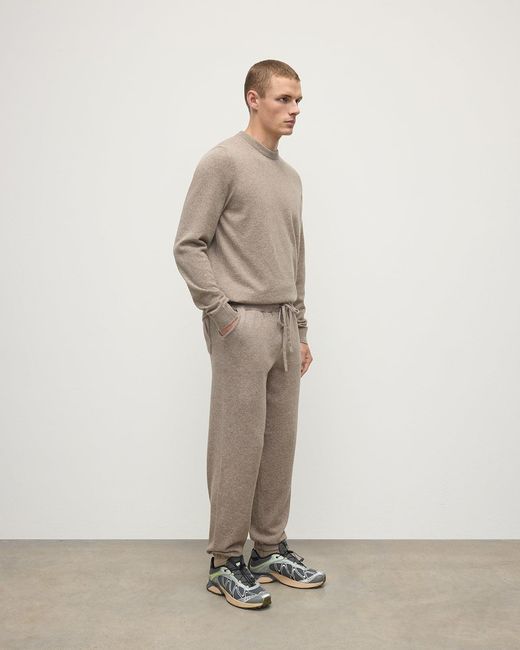 Johnstons Natural Kirk Light Cashmere Sweatpants for men