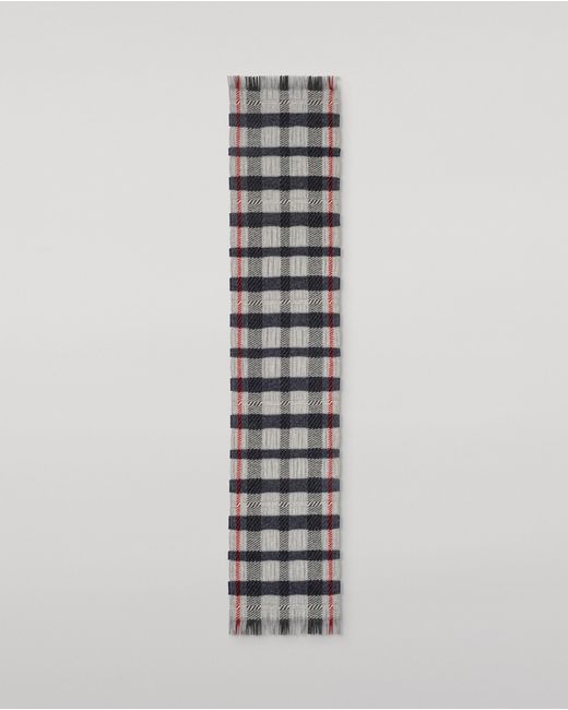 Johnstons Gray Crowe Cashmere Scarf