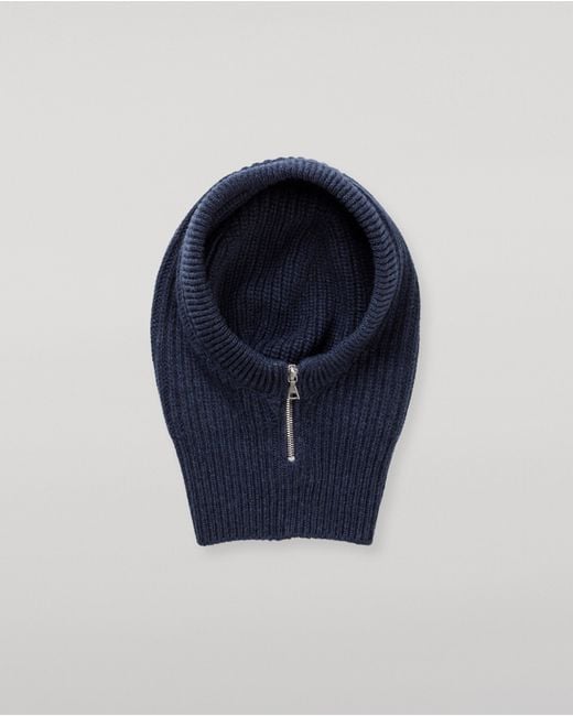 Johnstons Blue Nevis Cashmere Hood