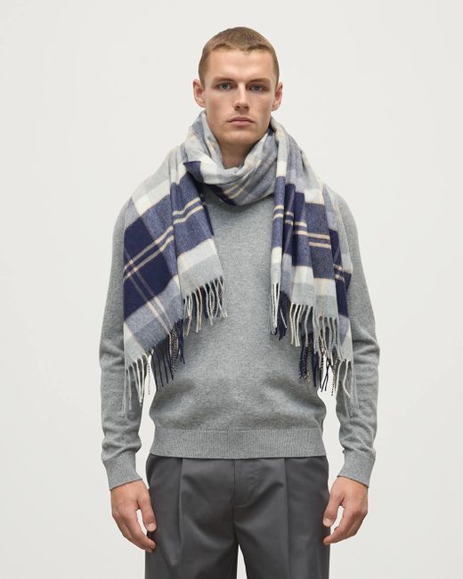 Johnstons Gray Bannockbane Tartan Cashmere Stole