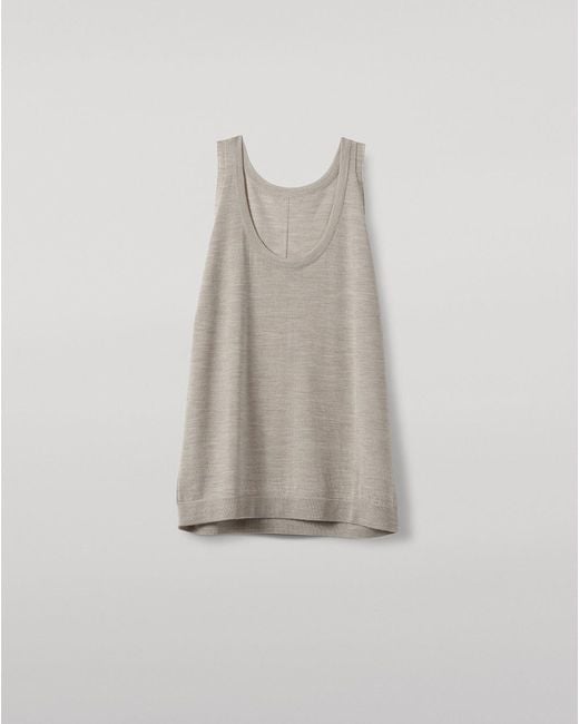 Johnstons Natural Greer Merino Vest