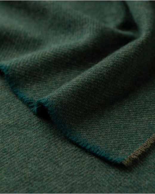 Johnstons Green Mountain Twill Cashmere Scarf