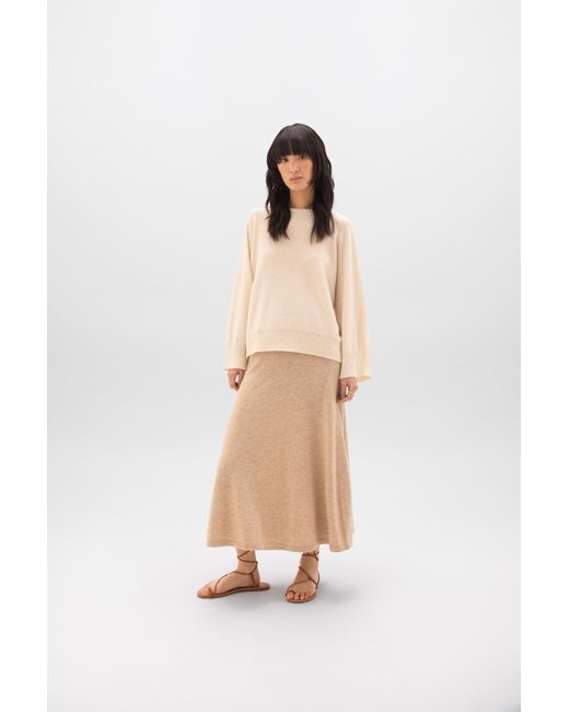 Johnstons Natural Cashmere Cape Sweater