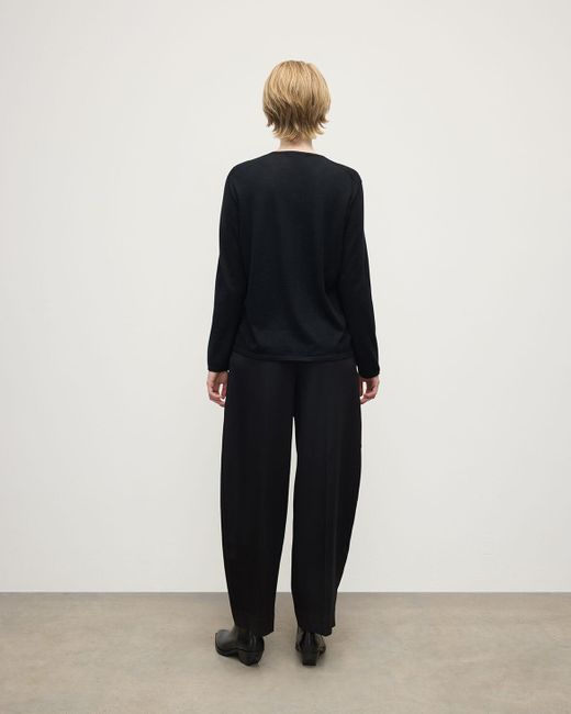 Johnstons Blue Superfine Cashmere Jumper