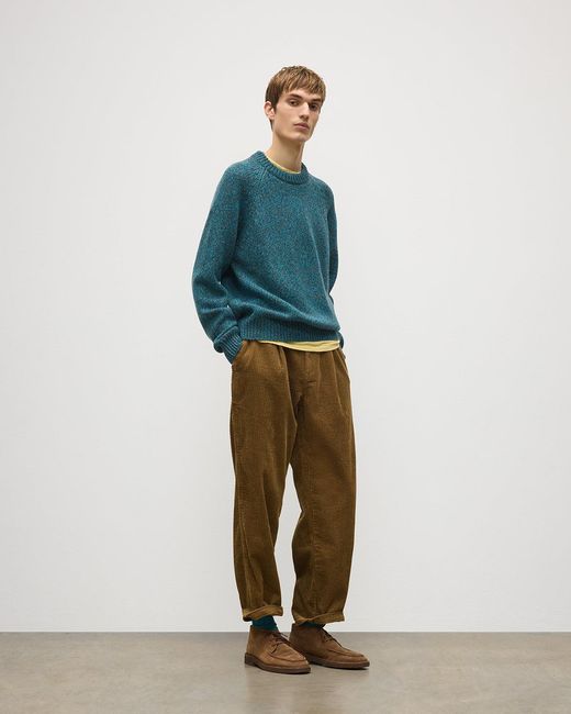 Johnstons Blue Fyfe Cashmere Jumper