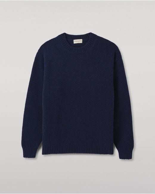 Johnstons Blue Murchison Marble Cashmere & Cotton Jumper