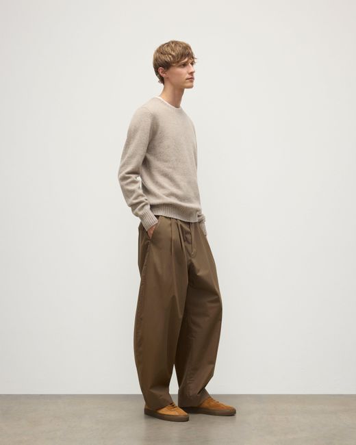 Johnstons Tiree Natural Donegal Cashmere Jumper for men