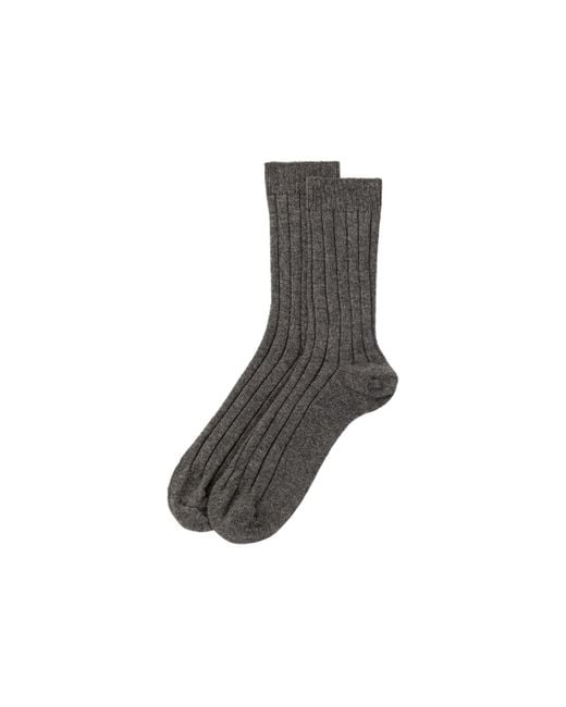Johnstons Black Cashmere Socks Gift Set M for men