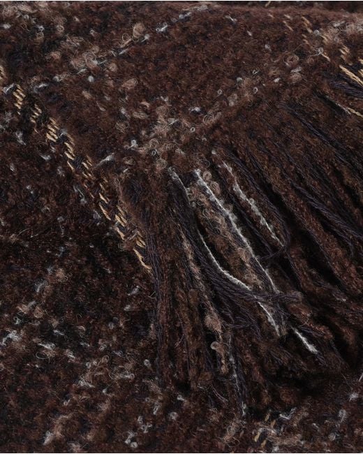 Johnstons Brown Luxury Texture Throw