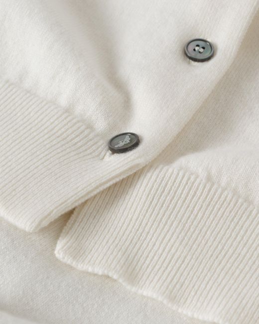 Johnstons Natural Iris Classic Cashmere Cardigan