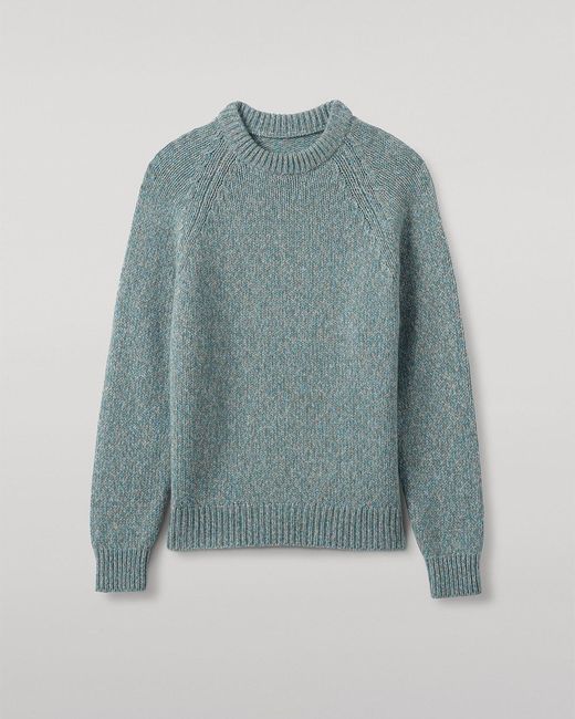 Johnstons Blue Fyfe Bright Cashmere Jumper