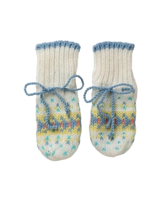 Johnstons Blue Baby's Fairisle Accessories Gift Set