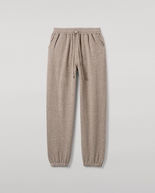 Johnstons Natural Kirk Light Cashmere Sweatpants for men