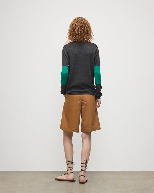 Johnstons White Euna & Superfine Cashmere T-Shirt