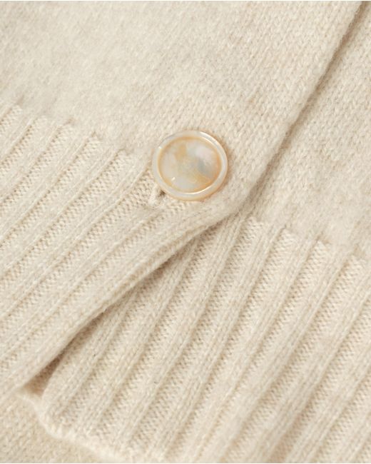 Johnstons Blue Blyth Lambswool Cardigan