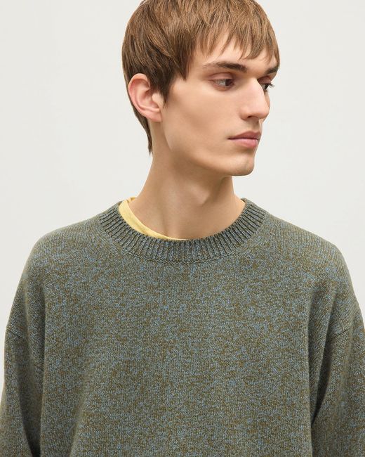 Johnstons Green Craigie Lambswool Jumper