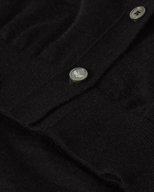 Johnstons Blue Honor Superfine Cashmere Cardigan