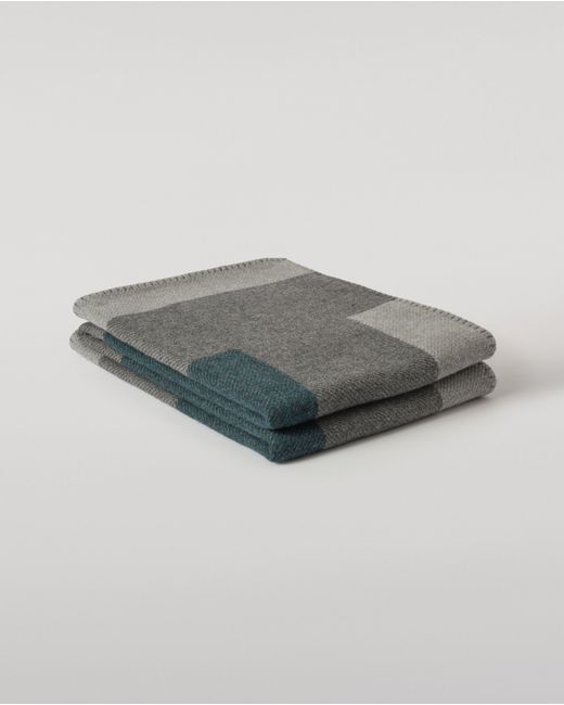 Johnstons Green Geometric Throw
