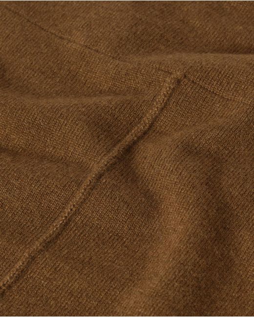 Johnstons Natural Jessie Back Split Cashmere Jumper